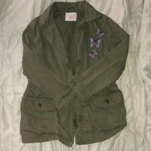 olive green jacket